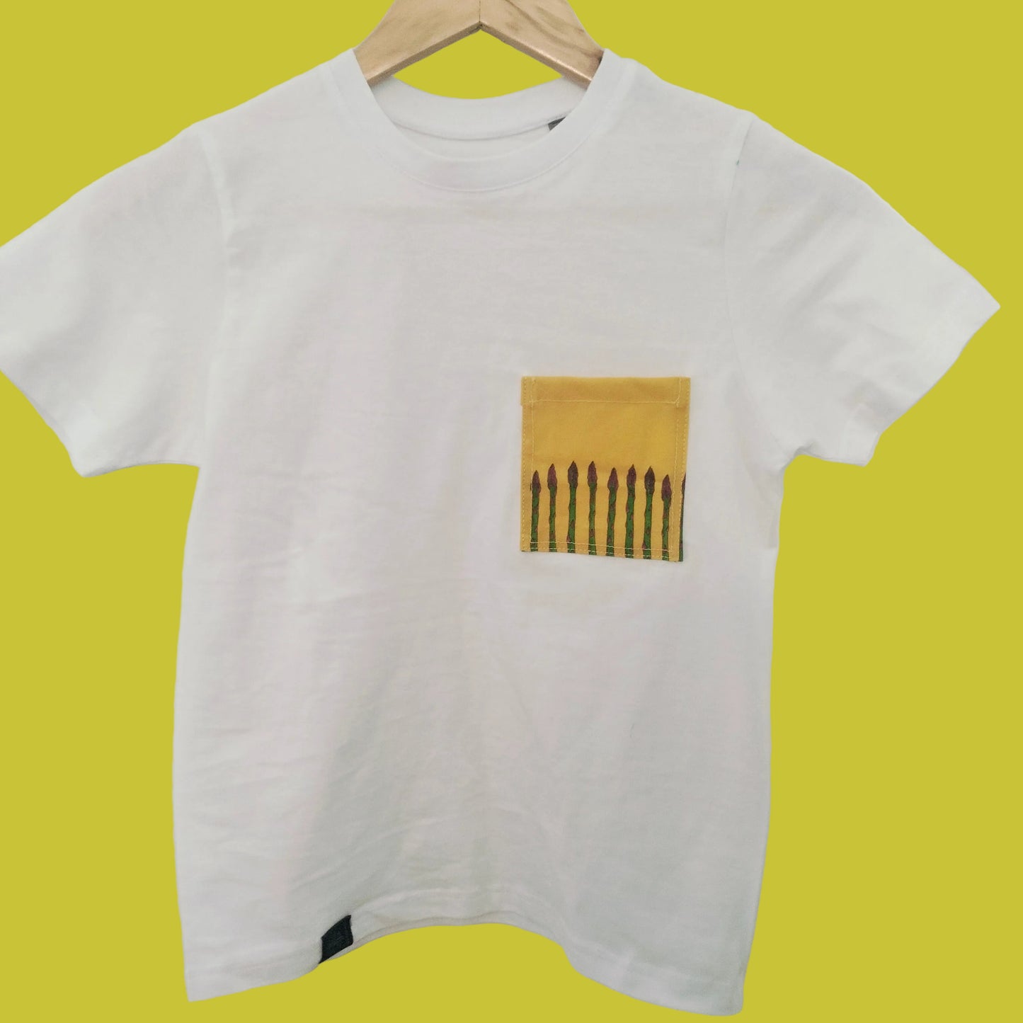 T-shirt baby con taschino fantasia
