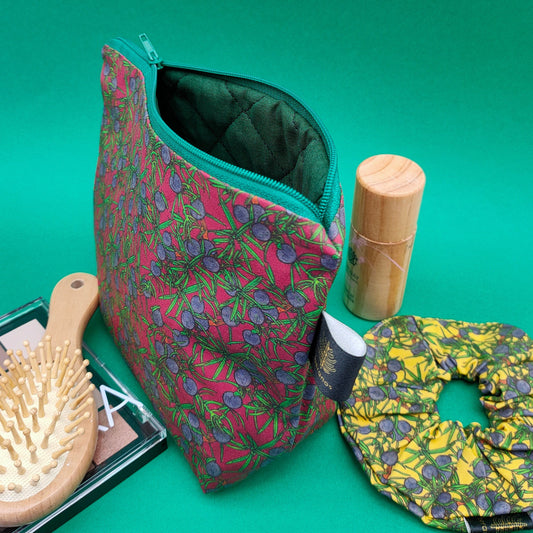 Astuccio con zip con base