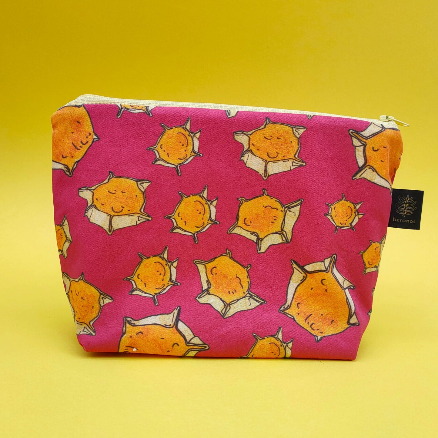Astuccio con zip con base