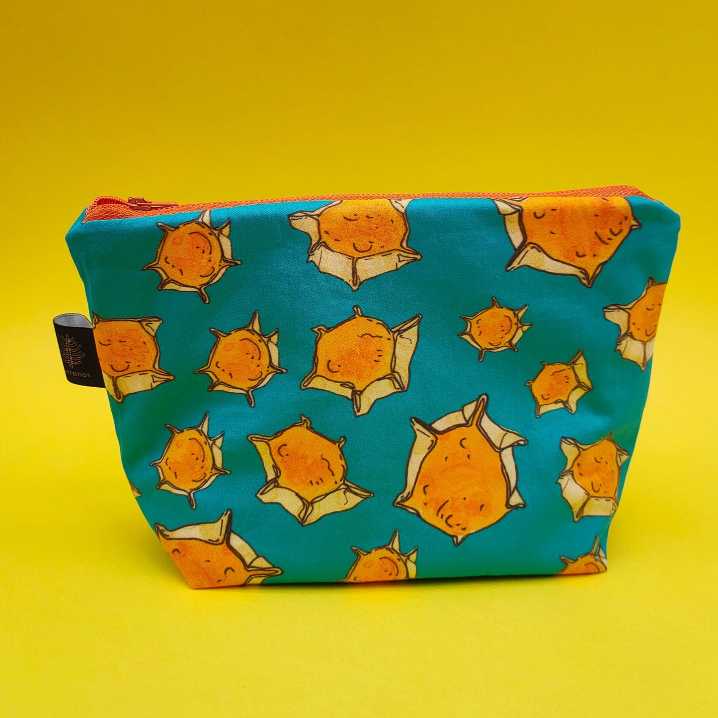 Astuccio con zip con base