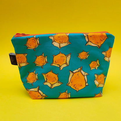 Astuccio con zip con base